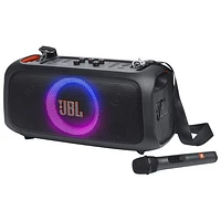 JBL PartyBox On-The-Go Essential Splashproof Bluetooth Wireless Speaker - Black