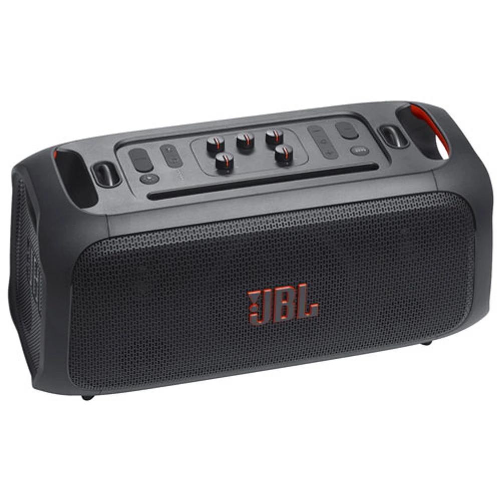 Haut-parleur sans fil Bluetooth résistant aux éclaboussures Partybox PartyBox On-The-Go Essential de JBL - Noir