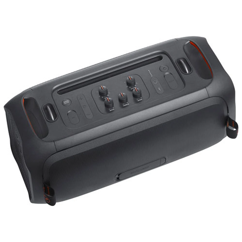 Haut-parleur sans fil Bluetooth résistant aux éclaboussures Partybox PartyBox On-The-Go Essential de JBL - Noir