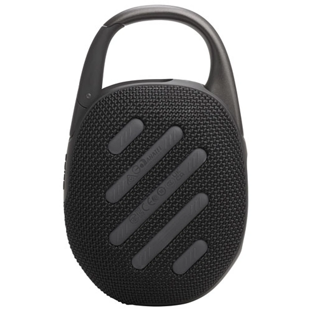 JBL Clip 5 Waterproof Bluetooth Wireless Speaker - Black