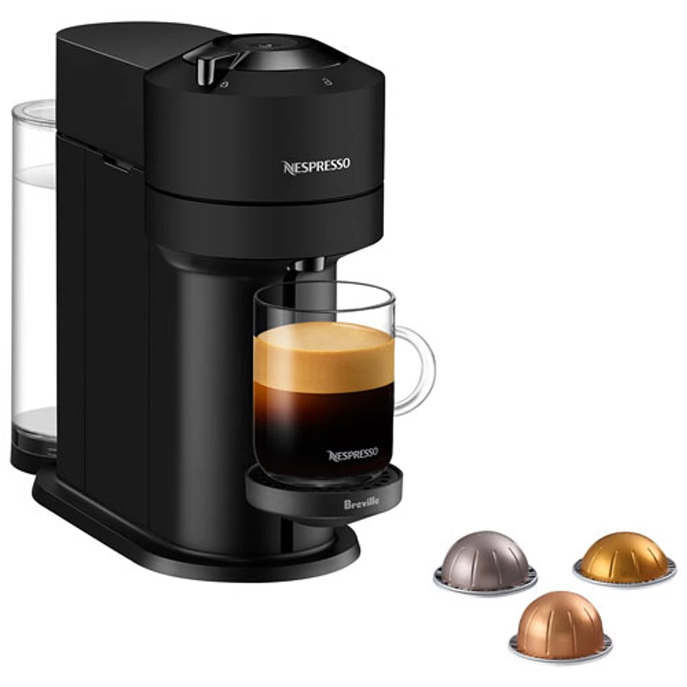 Machine à café/espresso Nespresso Vertuo Next par Breville - Noir mat