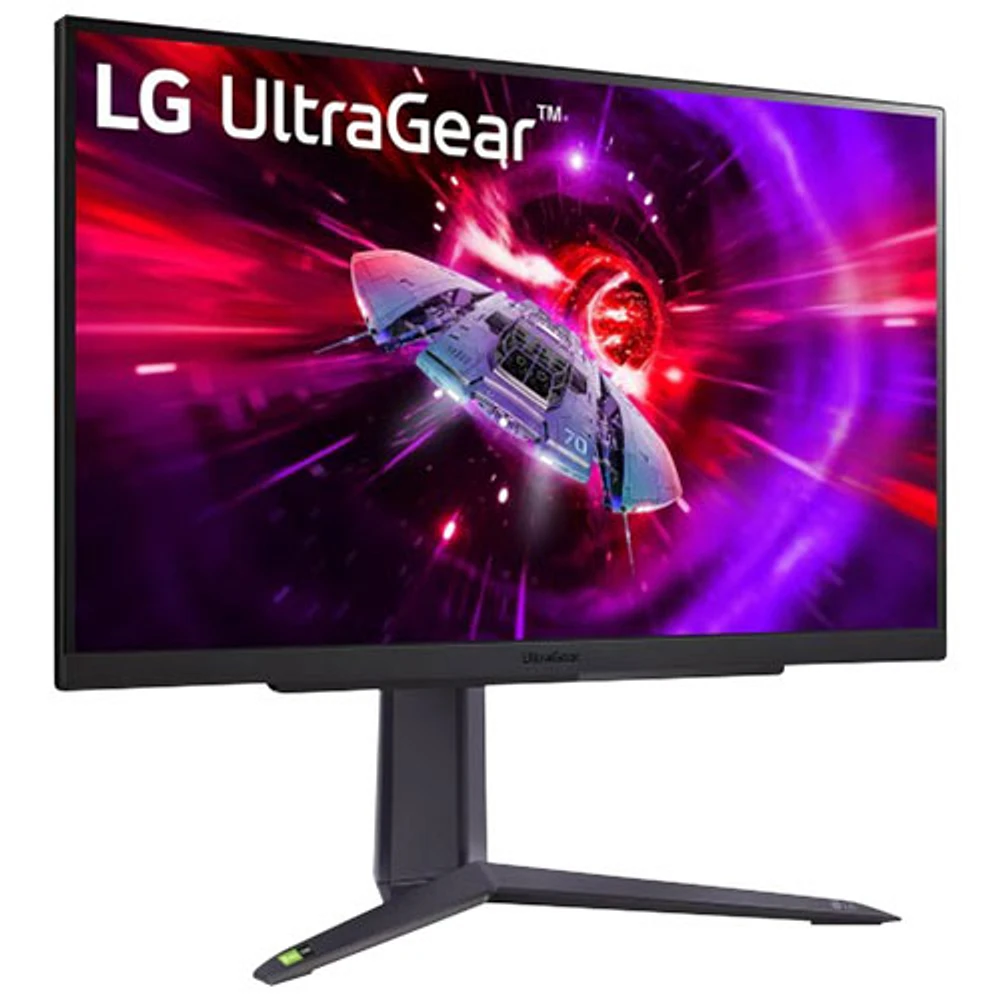 LG 27" QHD 180Hz 0.03ms GTG IPS LCD G-Sync FreeSync Monitor (27GS75Q-B) - Black