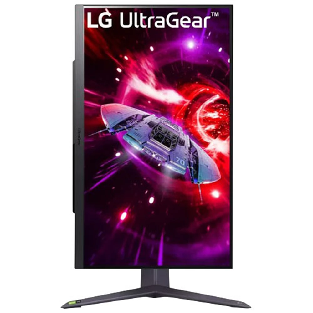 Moniteur FreeSync G-Sync ACL IPS 1 ms gris à gris QHD 180 Hz 27 po de LG (27GS75Q-B) - Noir