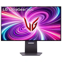 Moniteur de jeu FreeSync G-Sync DELO UHD 4K 240 Hz (mode double 1080P 480 Hz) de 32 po UltraGear de LG avec temps de réponse de 0,03 ms gris à gris (32GS95UE-B)