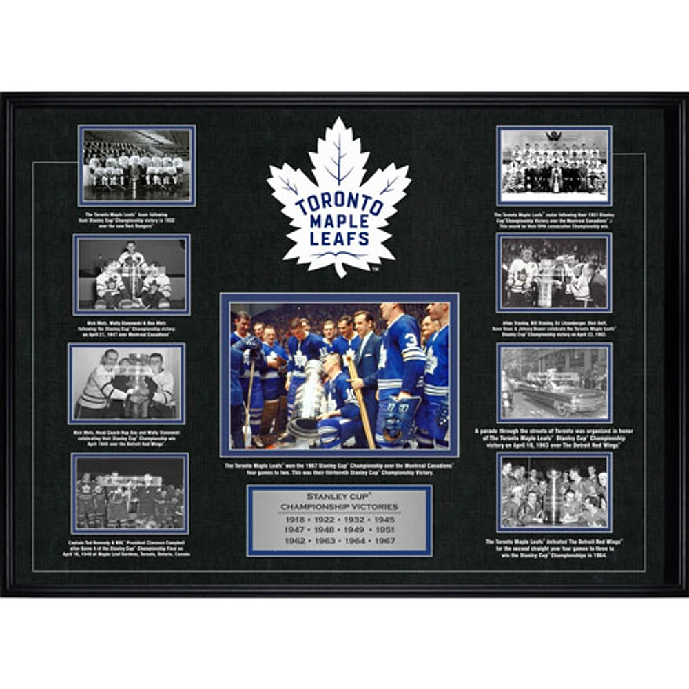 Frameworth Toronto Maple Leaf Stanley Cup Collection