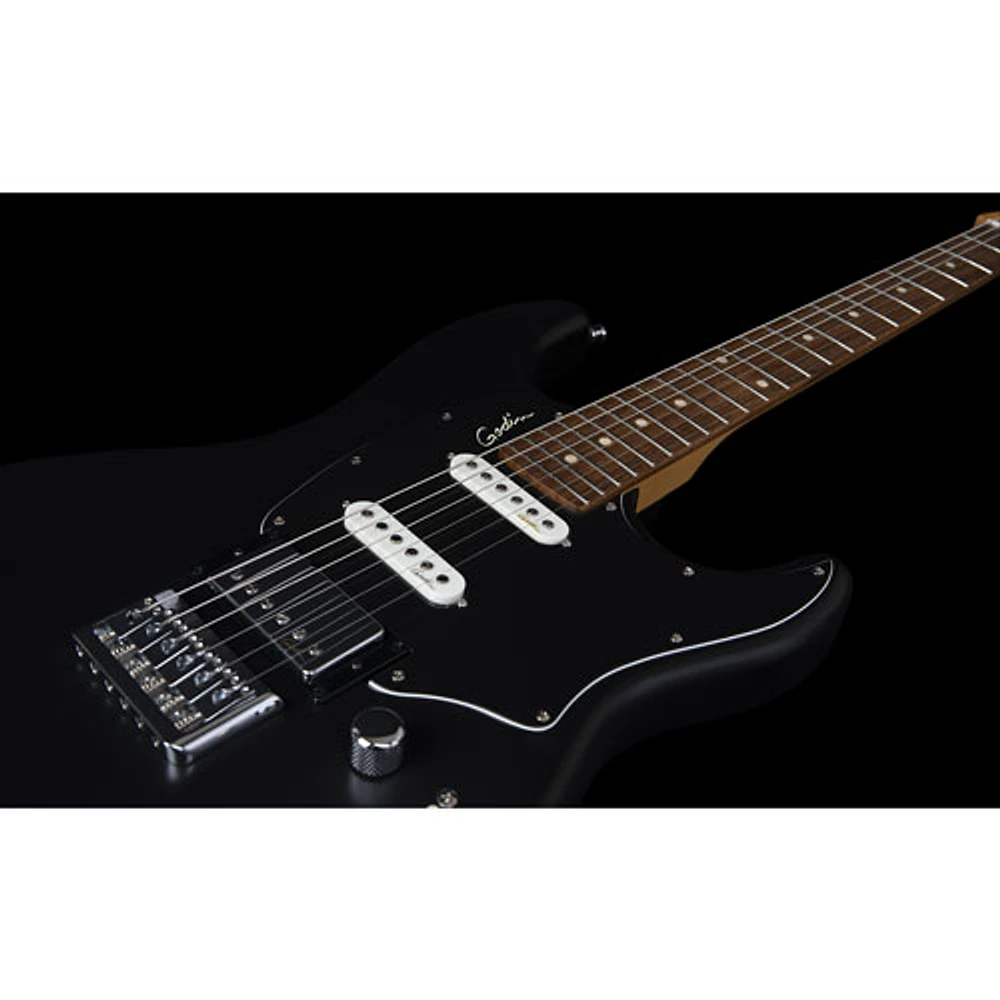 Godin Session HT Electric Guitar with Premium Bag (048410) - Matte Black