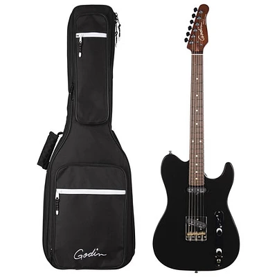 Godin Stadium HT Electric Guitar with Premium Bag (049332) - Matte Black