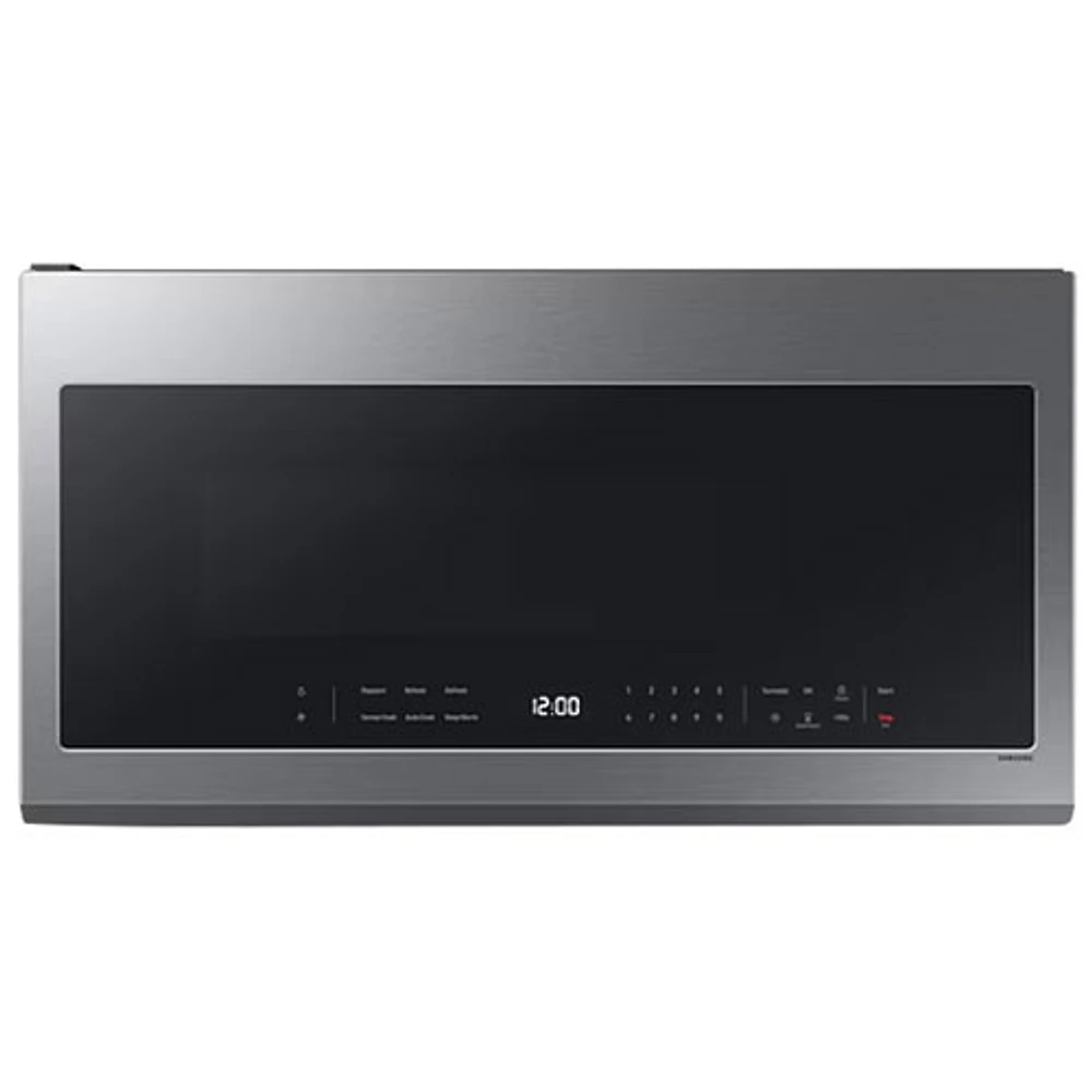 Four à micro-ondes à hotte intégrée de Samsung - 2,1 pi³ - Acier inoxydable