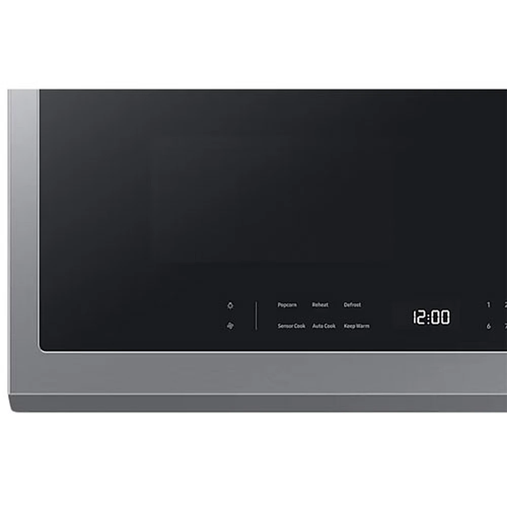 Four à micro-ondes à hotte intégrée de Samsung - 2,1 pi³ - Acier inoxydable