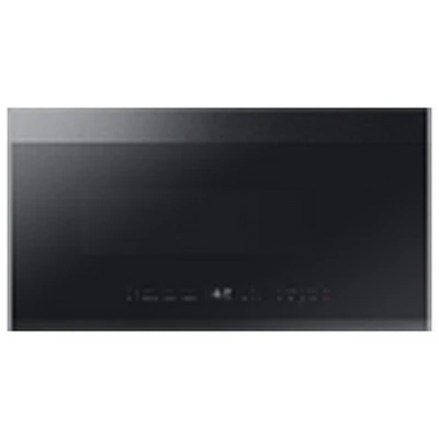 Samsung BESPOKE Over-The-Range Microwave - 2.1 Cu. Ft. - Black Matte Steel