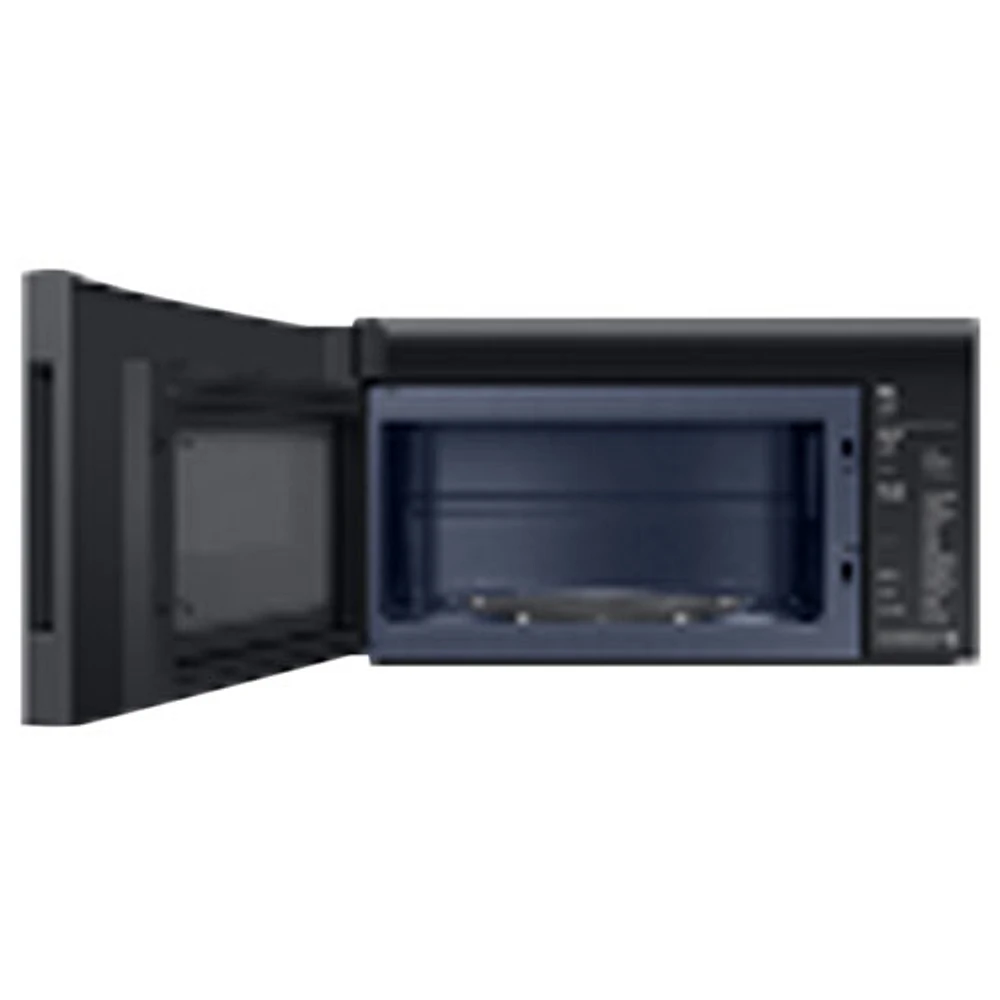 Samsung BESPOKE Over-The-Range Microwave - 2.1 Cu. Ft. - Black Matte Steel