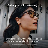 Ray-Ban | Meta Headliner Glasses with AI, Photo, Video, Audio & Messaging - Warm Stone/Transitions