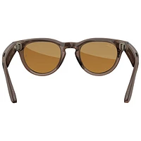 Ray-Ban | Meta Headliner Glasses with AI, Photo, Video, Audio & Messaging - Warm Stone/Transitions