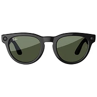 Ray-Ban | Meta Headliner Glasses with AI, Photo, Video, Audio & Messaging - Black/Green