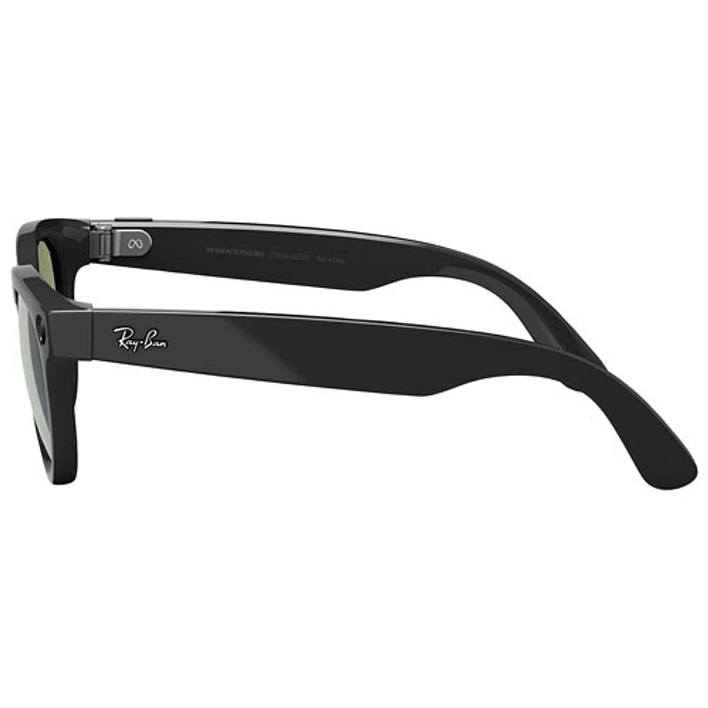 Ray-Ban | Meta Headliner Smart Glasses with AI, Photo, Video, Audio & Messaging - Black/Green