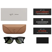 Ray-Ban | Meta Headliner Glasses with AI, Photo, Video, Audio & Messaging - Black/Green