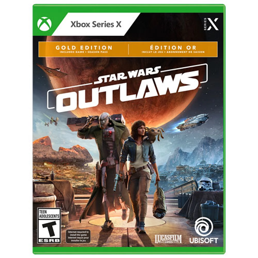 Star Wars Outlaws édition Gold (Xbox Series X)