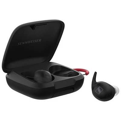 Écouteurs boutons 100 % sans fil à suppression du bruit MOMENTUM Sport de Sennheiser - Noir