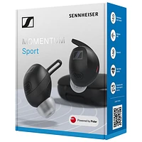 Sennheiser MOMENTUM Sport Noise Cancelling Truly Wireless Headphones - Black
