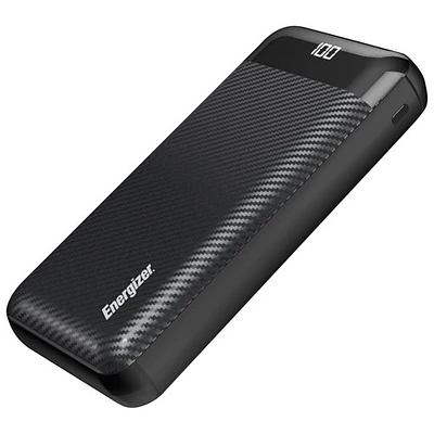 Energizer 20000 mAh 15W USB-C Power Bank - Black