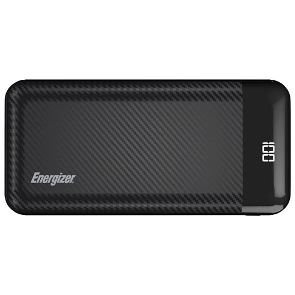 Energizer 20000 mAh 15W USB-C Power Bank - Black