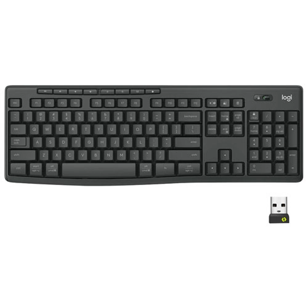 Ensemble avec clavier et souris Bluetooth MK370 de Logitech - Graphite