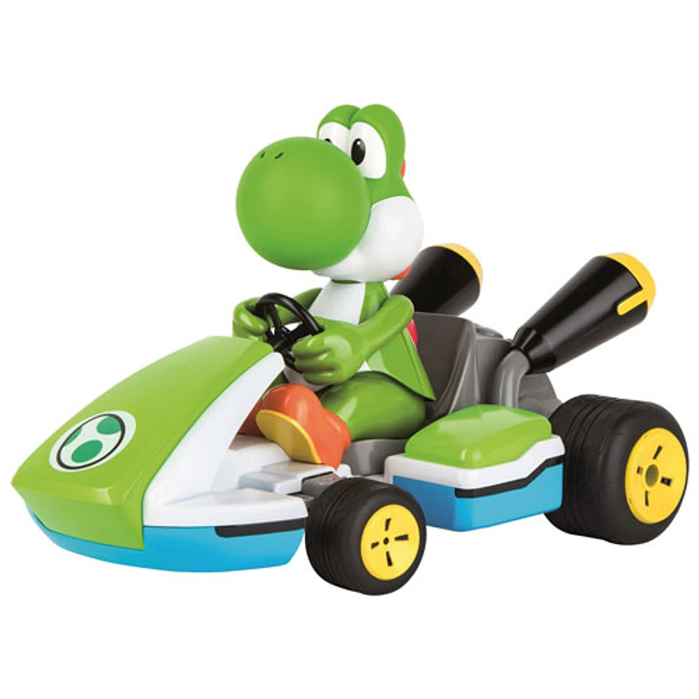 Carrera Yoshi 1:16 Scale RC Racing Kart (050227104531) - Green/White/Blue/Yellow