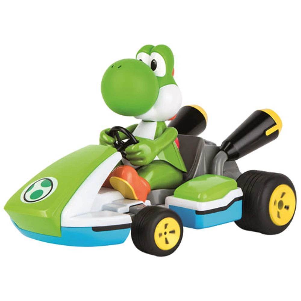 Carrera Yoshi 1:16 Scale RC Racing Kart (050227104531) - Green/White/Blue/Yellow