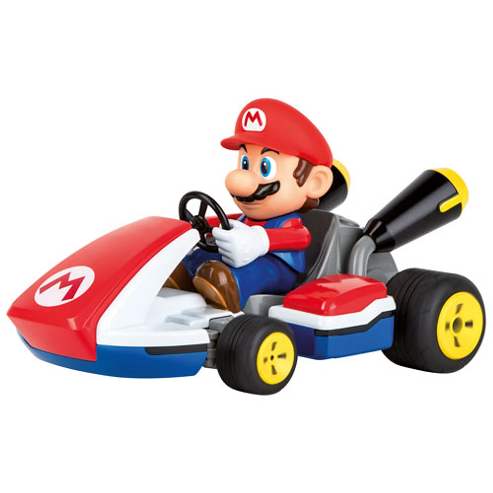 Carrera Mario Kart 1:16 Scale RC Racing Kart (050227104524) - Red/Blue/White/Yellow