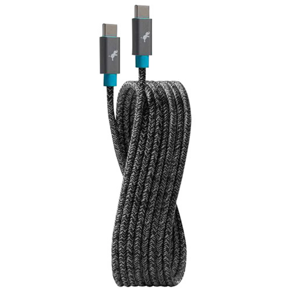 Nimble PowerKnit 3m (10 ft.) USB-C to USB-C 60W PD Cable (NBUSBCC3MSGRY) - Space Grey