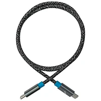 Nimble PowerKnit 3m (10 ft.) USB-C to USB-C 60W PD Cable (NBUSBCC3MSGRY) - Space Grey