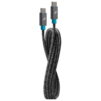 Nimble PowerKnit 1m (3 ft.) USB-C to USB-C 60W PD Cable (NBUSBCC1MSGRY) - Space Grey