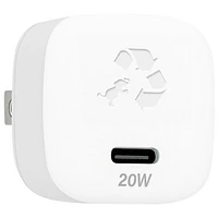 Nimble USB-C 20W PD GaN Wall Charger - White