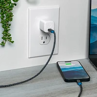 Chargeur mural USB-C GaN PD 20 W de Nimble - Blanc