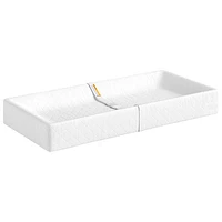 Storkcraft Nest 4-Sided Contoured Changing Pad - White