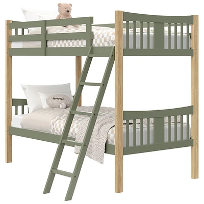 Storkcraft Caribou Solid Hardwood Twin Bunk Bed