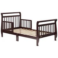 Graco Classic Sleigh Toddler Bed with Guardrails - Espresso