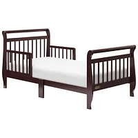 Graco Classic Sleigh Toddler Bed with Guardrails - Espresso