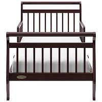 Graco Classic Sleigh Toddler Bed with Guardrails - Espresso