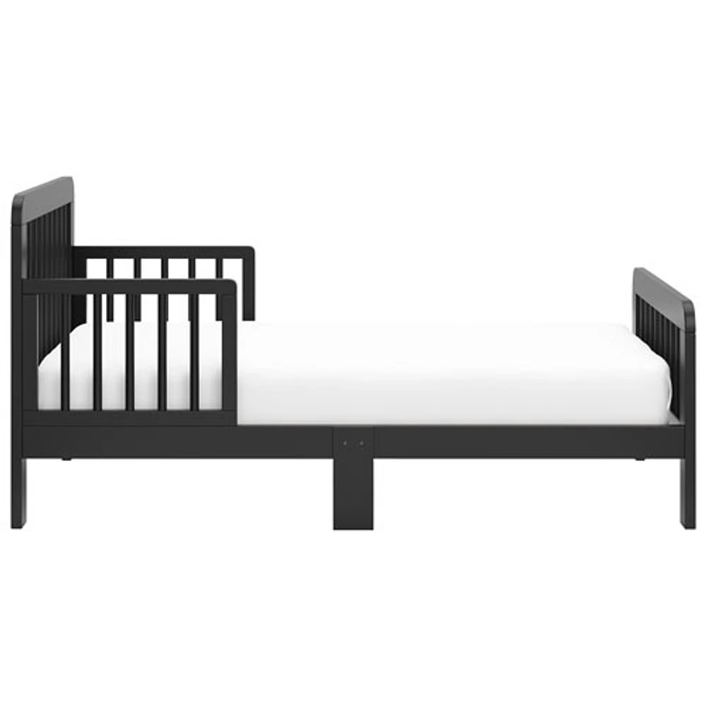 Storkcraft Pasadena Toddler Bed with Guardrails - Black