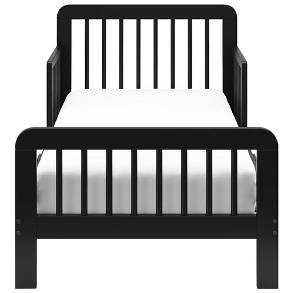 Storkcraft Pasadena Toddler Bed with Guardrails - Black