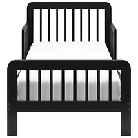 Storkcraft Pasadena Toddler Bed with Guardrails - Black