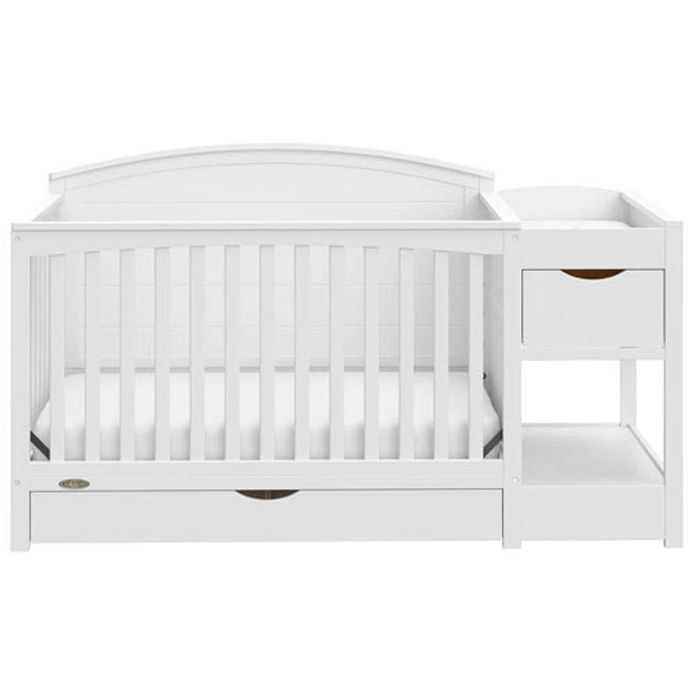 Graco Bellwood 5-in-1 Convertible Crib & Changing Table with Drawer