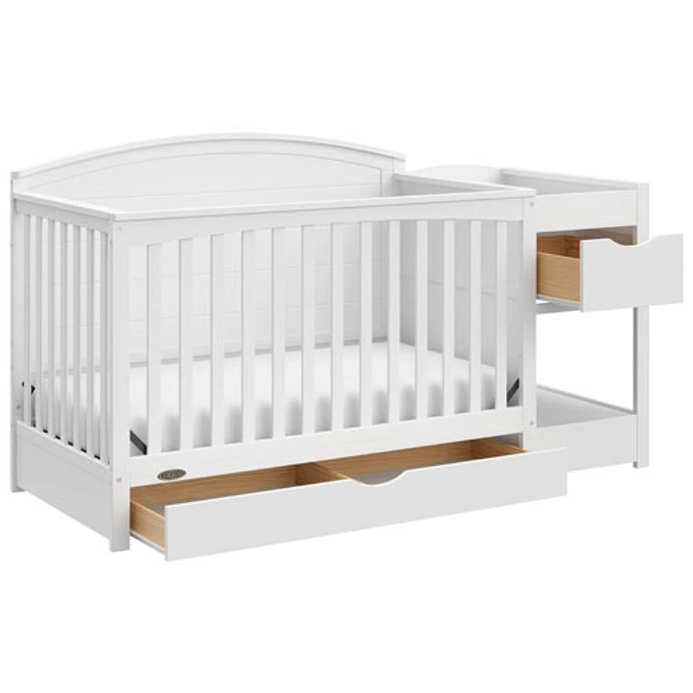 Graco Bellwood 5-in-1 Convertible Crib & Changing Table with Drawer