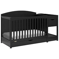 Graco Bellwood 5-in-1 Convertible Crib & Changing Table with Drawer - Black