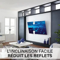 Support mural inclinable de Sanus pour téléviseur de 65 à 140 po - Noir