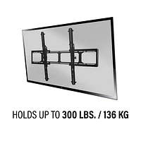 Support mural inclinable de Sanus pour téléviseur de 65 à 140 po - Noir