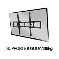 Support mural inclinable de Sanus pour téléviseur de 65 à 140 po - Noir
