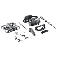 Ensemble Fly More avec drone quadricoptère Avata 2 de DJI, casque Goggles et manette