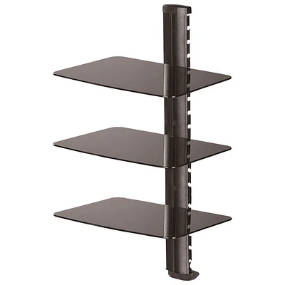 TygerClaw Triple AV Wall-Mount Component Shelves